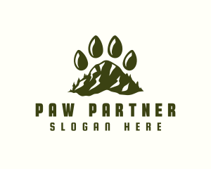 Paw Mountain Adventure logo design