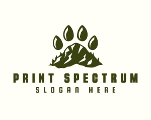 Paw Mountain Adventure logo design