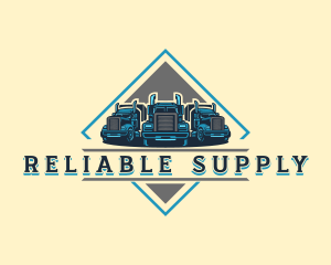 Truck Supply Delivery logo design