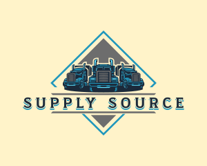 Truck Supply Delivery logo design