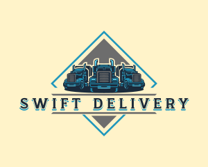 Truck Supply Delivery logo design