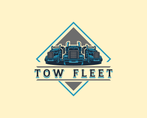 Truck Supply Delivery logo design