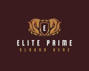 Premium Horse Shield  logo design