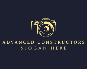 Lens Camera Photographer logo design