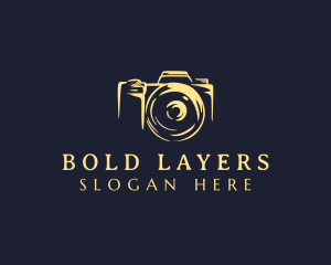 Lens Camera Photographer logo design