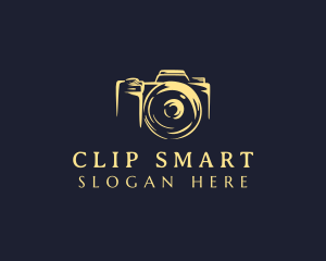 Lens Camera Photographer logo design