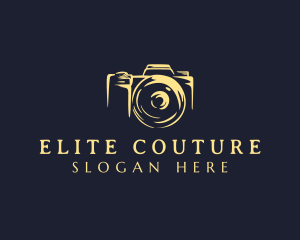 Lens Camera Photographer logo design