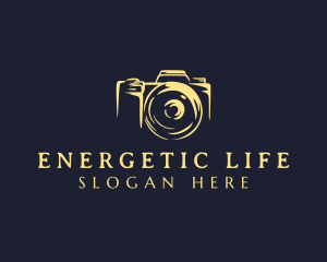 Lens Camera Photographer logo design