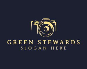 Lens Camera Photographer logo design