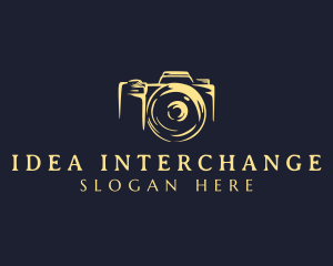 Lens Camera Photographer logo design