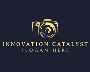 Lens Camera Photographer logo design