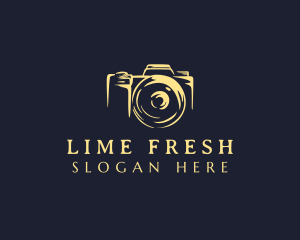 Lens Camera Photographer logo design