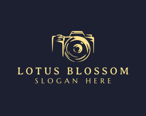 Lens Camera Photographer logo design