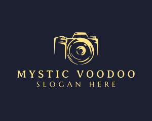 Lens Camera Photographer logo design