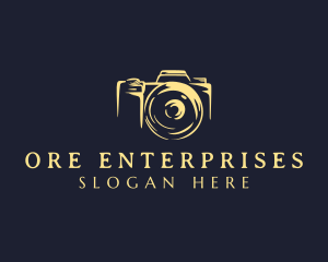 Lens Camera Photographer logo design