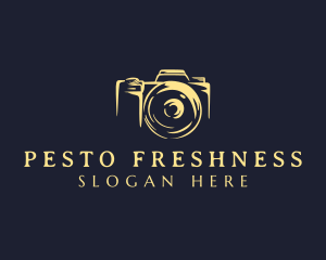 Lens Camera Photographer logo design