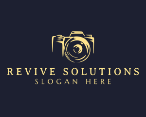 Lens Camera Photographer logo design