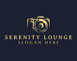 Lens Camera Photographer logo design