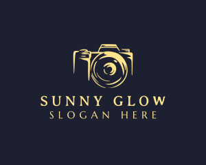 Lens Camera Photographer logo design