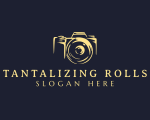 Lens Camera Photographer logo design