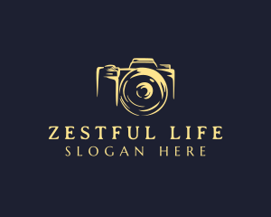 Lens Camera Photographer logo design