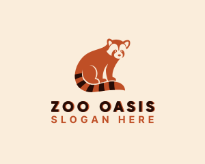 Wild Red Panda Zoo logo design