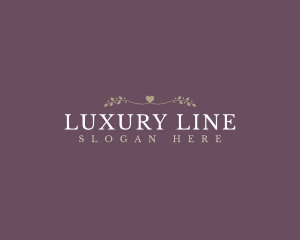 Elegant Love Wordmark logo design