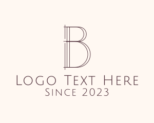 Minimalist Professional Agency Letter B logo