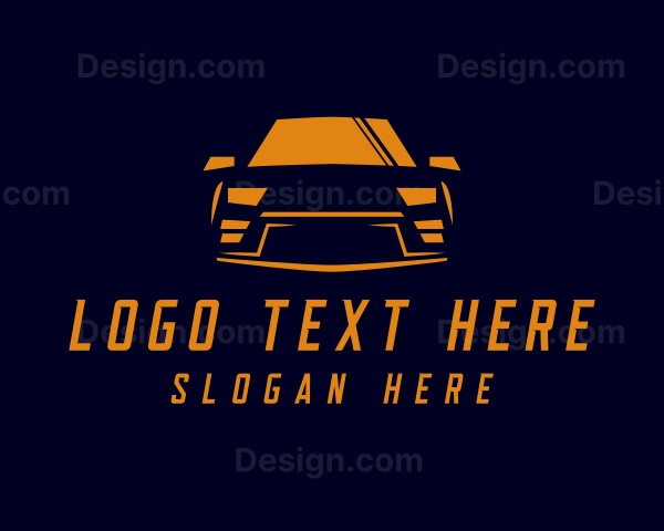 Sports Car Transportation Vehicle Logo