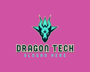 Horn Dragon Avatar logo design