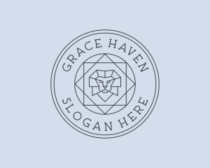 Upscale Lion Crest logo