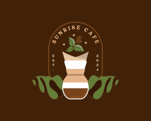 Drip Coffee Cafe logo design