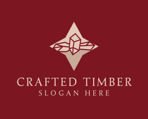 Star Gemstone Crystal logo design