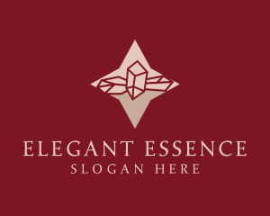 Star Gemstone Crystal logo design