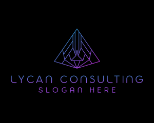 Pyramid Tech Agency logo design