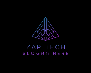 Pyramid Tech Agency logo design