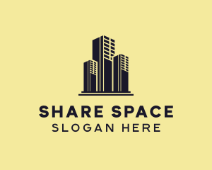 Office Space Building Realty logo design