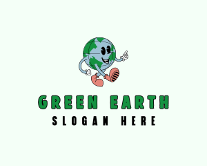 Planet Earth Globe logo design