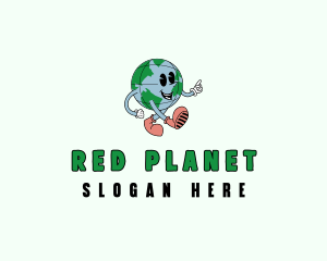 Planet Earth Globe logo design