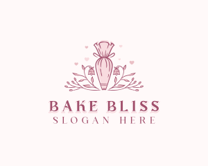 Floral Baking Baker logo design