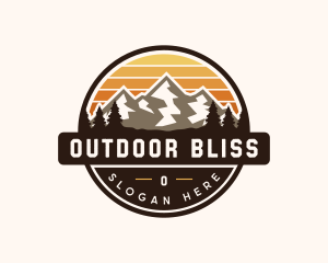 Mountain Travel Adventure logo design