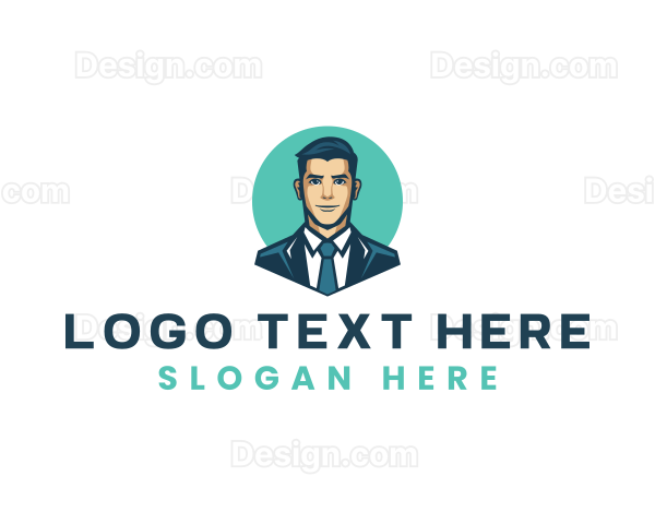 Professional Businessman Suit Logo