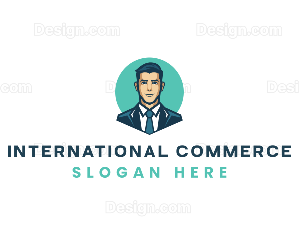 Professional Businessman Suit Logo