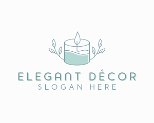 Spa Candlelight Decor logo design