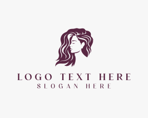 Woman Hairstylist Salon logo