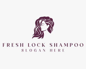 Woman Hairstylist Salon logo