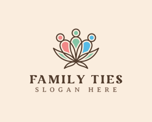 Lotus People Family logo design