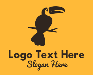 Tropical Toucan Bird logo