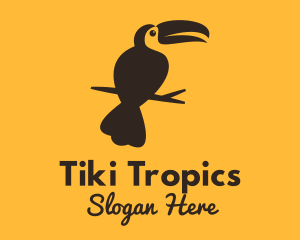 Tropical Toucan Bird logo design