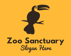 Tropical Toucan Bird logo design